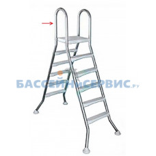 Поручень верхний лестницы двухсторонней Elevada 5+5 ст. AISI-304, Kripsol